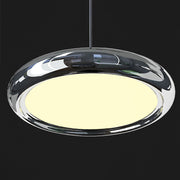 Welsh Minimalistisch Cirkel LED Hanglamp Metaal/Acryl Silver/Goud/Roségoud Slaap/Woon/Eetkamer - afbeelding 12 | Noma Lighting