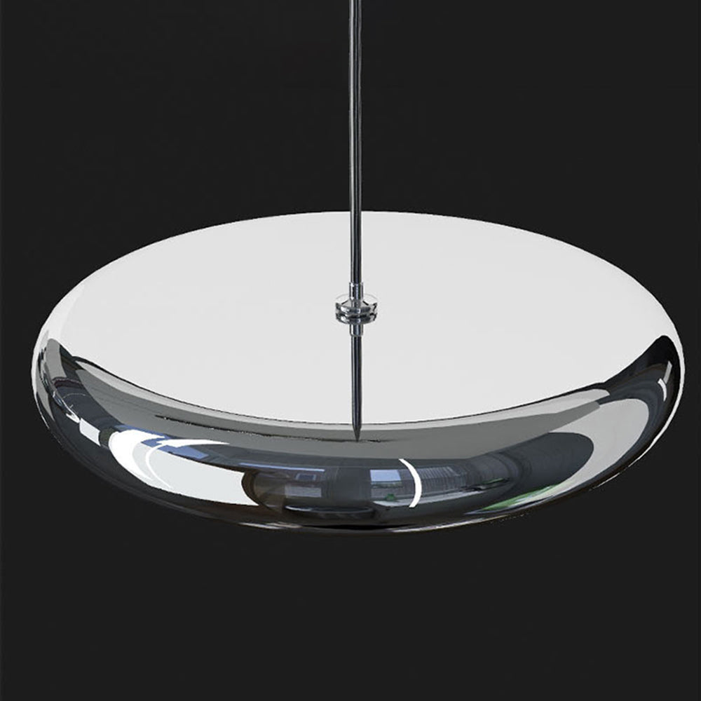 Welsh Minimalistisch Cirkel LED Hanglamp Metaal/Acryl Silver/Goud/Roségoud Slaap/Woon/Eetkamer - afbeelding 14 | Noma Lighting