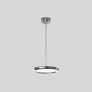 Welsh Minimalistisch Cirkel LED Hanglamp Metaal/Acryl Silver/Goud/Roségoud Slaap/Woon/Eetkamer - afbeelding 7 | Noma Lighting