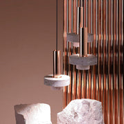 Zaid Retro Design LED Hanglampen Wit Metaal Eetkamer Woonkamer - afbeelding 3 | Noma Lighting