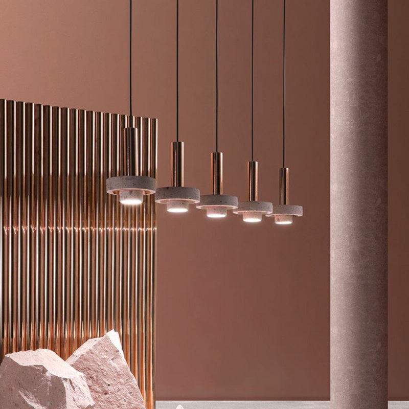 Zaid Retro Design LED Hanglampen Wit Metaal Eetkamer Woonkamer - afbeelding 7 | Noma Lighting