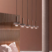 Zaid Retro Design LED Hanglampen Wit Metaal Eetkamer Woonkamer - afbeelding 7 | Noma Lighting