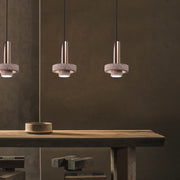 Zaid Retro Design LED Hanglampen Wit Metaal Eetkamer Woonkamer - afbeelding 8 | Noma Lighting