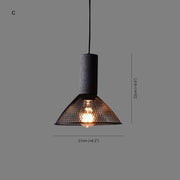 Zaid Industriële Design Cilindervormige Hanglamp Cement/Metaal/Steen Eetkamer/Bar - afbeelding 12 | Noma Lighting