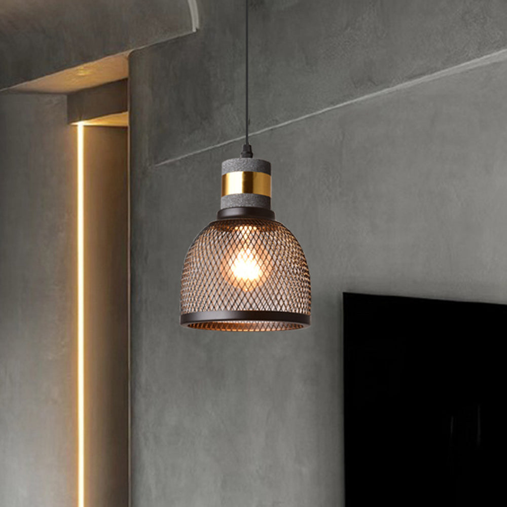 Zaid Industriële Design Cilindervormige Hanglamp Cement/Metaal/Steen Eetkamer/Bar - afbeelding 13 | Noma Lighting
