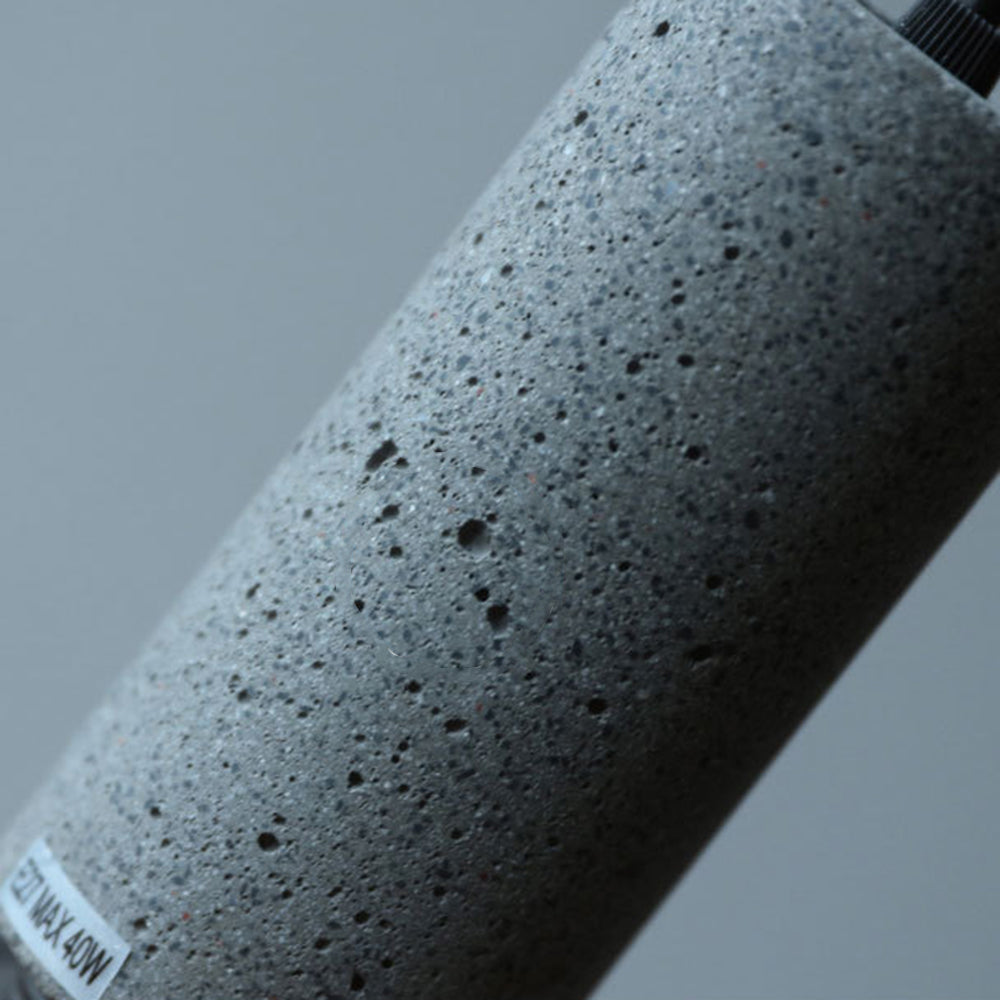 Zaid Industriële Design Cilindervormige Hanglamp Cement/Metaal/Steen Eetkamer/Bar - afbeelding 17 | Noma Lighting
