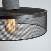 Zaid Industriële Design Cilindervormige Hanglamp Cement/Metaal/Steen Eetkamer/Bar - afbeelding 18 | Noma Lighting