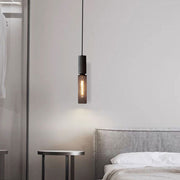 Zaid Industriële Design Cilindervormige Hanglamp Cement/Metaal/Steen Eetkamer/Bar - afbeelding 2 | Noma Lighting