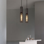 Zaid Industriële Design Cilindervormige Hanglamp Cement/Metaal/Steen Eetkamer/Bar - afbeelding 20 | Noma Lighting