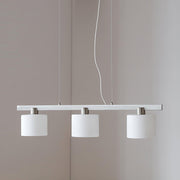 Zaid Moderne Design Cluster Hanglamp Metaal/Glas Wit Woonkamer/Eetkamer/Slaapkamer - afbeelding 6 | Noma Lighting