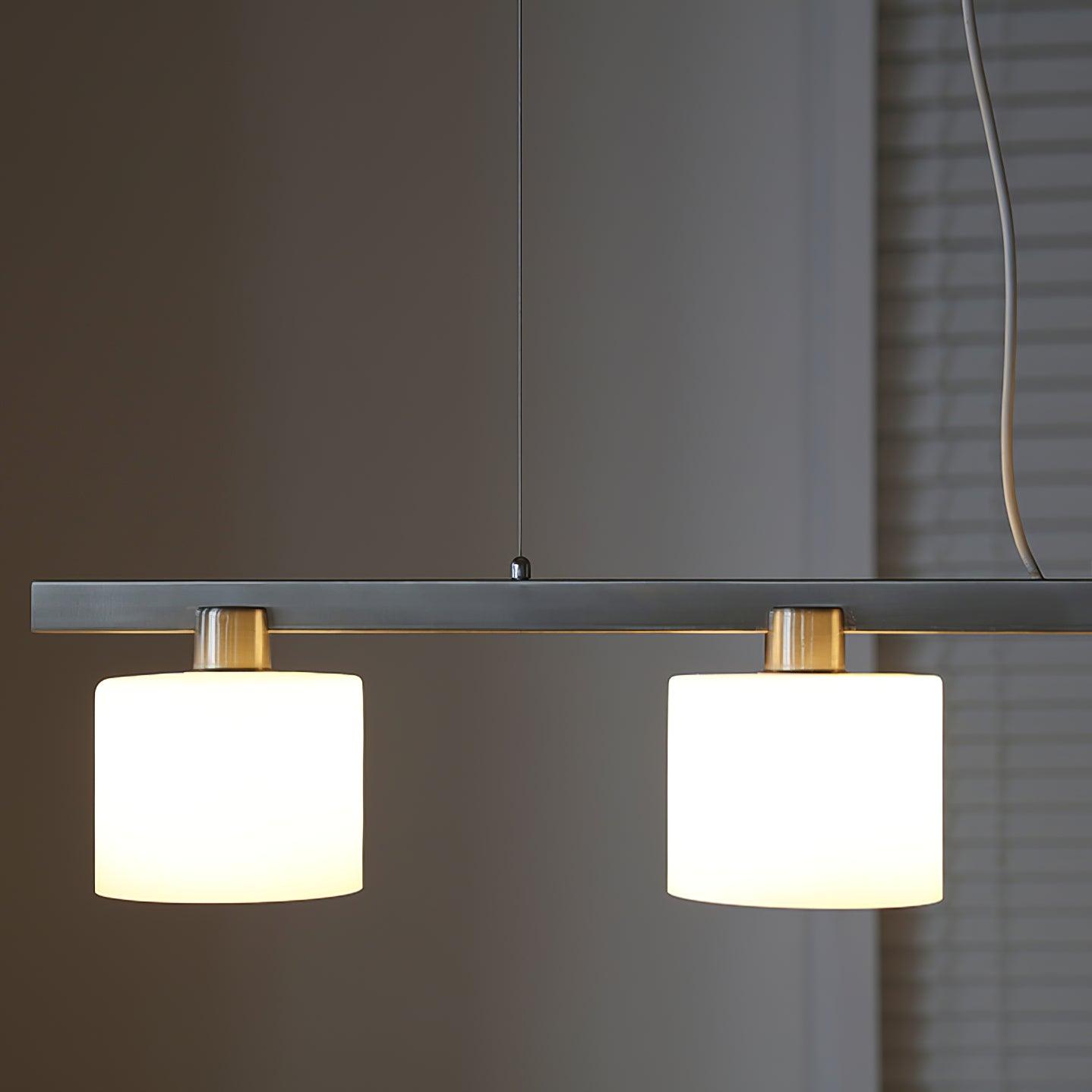 Zaid Moderne Design Cluster Hanglamp Metaal/Glas Wit Woonkamer/Eetkamer/Slaapkamer - afbeelding 8 | Noma Lighting