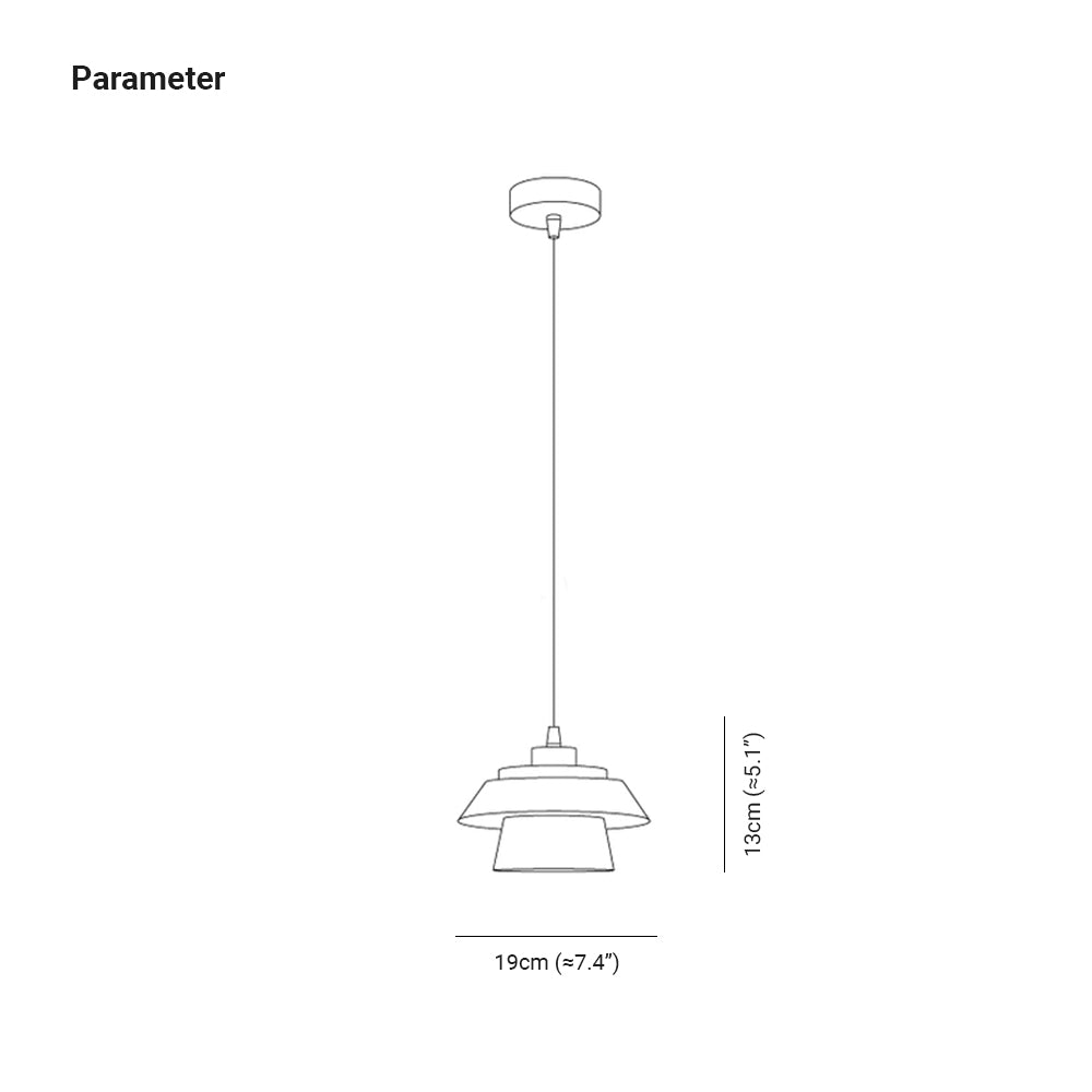 Zaid Moderne Design LED Hanglamp Metaal Hout 6 Kleur Slaapkamer/Woonkamer - afbeelding 4 | Noma Lighting