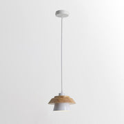 Zaid Moderne Design LED Hanglamp Metaal Hout 6 Kleur Slaapkamer/Woonkamer - afbeelding 5 | Noma Lighting
