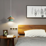 Zaid Moderne Design LED Hanglamp Metaal Hout 6 Kleur Slaapkamer/Woonkamer - afbeelding 8 | Noma Lighting