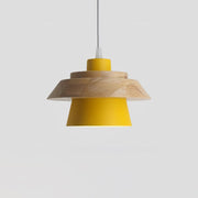 Zaid Moderne Design LED Hanglamp Metaal Hout 6 Kleur Slaapkamer/Woonkamer - afbeelding 9 | Noma Lighting