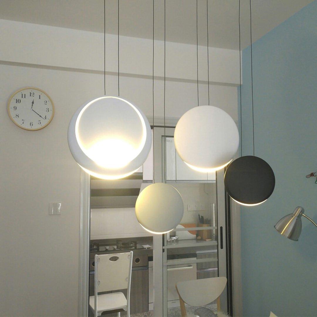 Zaid Moderne Design LED Hanglamp Metaal Zwart/Wit/Groen/Grijs Woonkamer/Slaapkamer/Eetkamer - afbeelding 2 | Noma Lighting