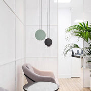 Zaid Moderne Design LED Hanglamp Metaal Zwart/Wit/Groen/Grijs Woonkamer/Slaapkamer/Eetkamer - afbeelding 7 | Noma Lighting