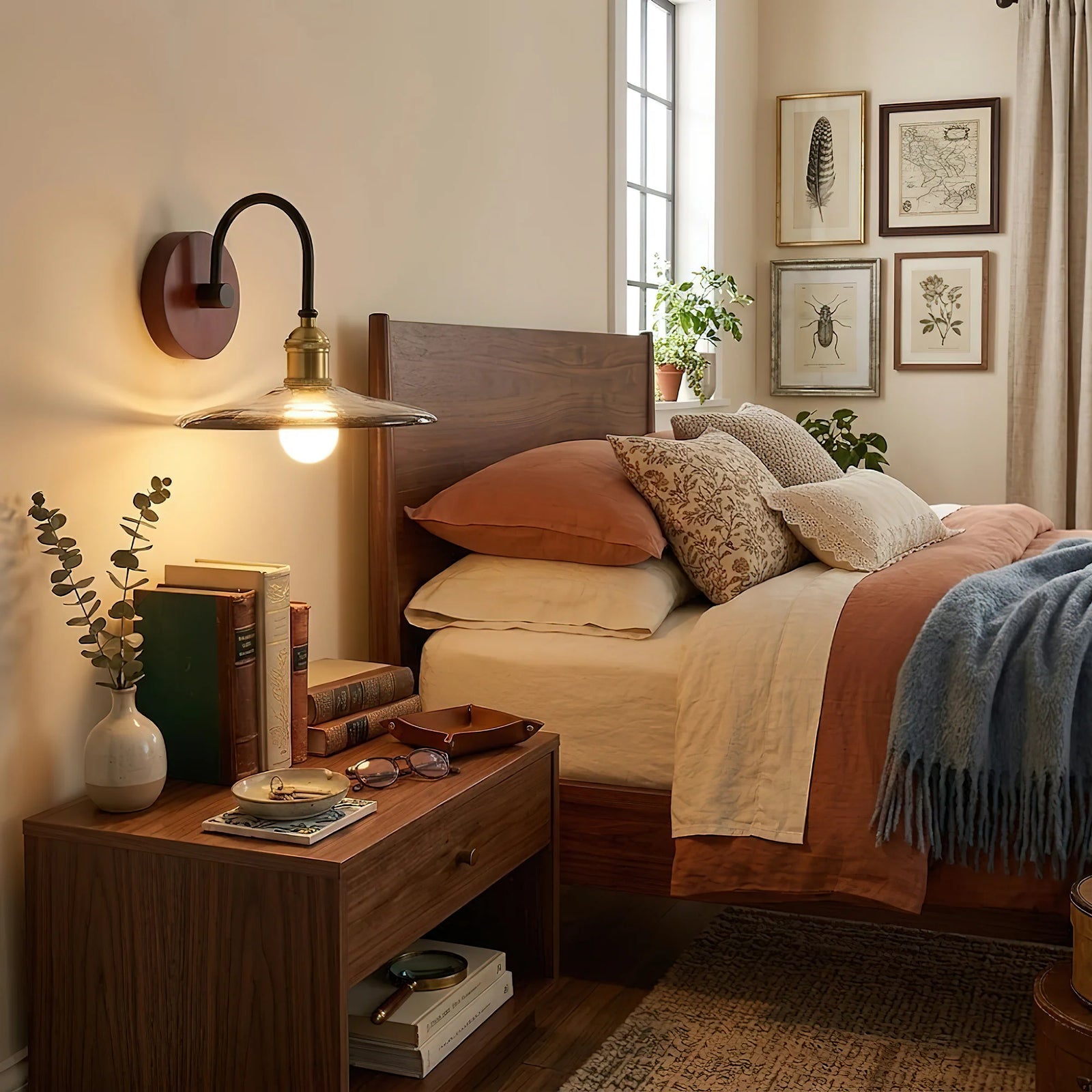 Retro wandlamp van Noma Lighting